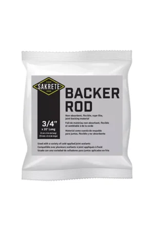 3/4" x 20" Backer Rod