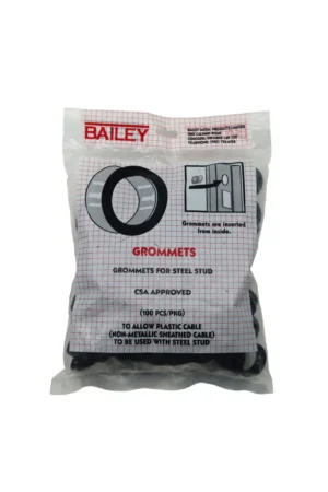 Bailey Metal Products Steel Framing Grommets 100pc