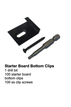 Starter Board Bottom Clips