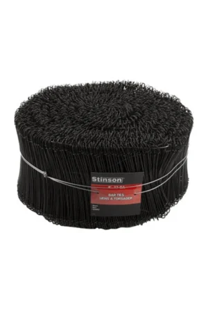 Black Annealed Bar Ties 6in 17G 2500/Box